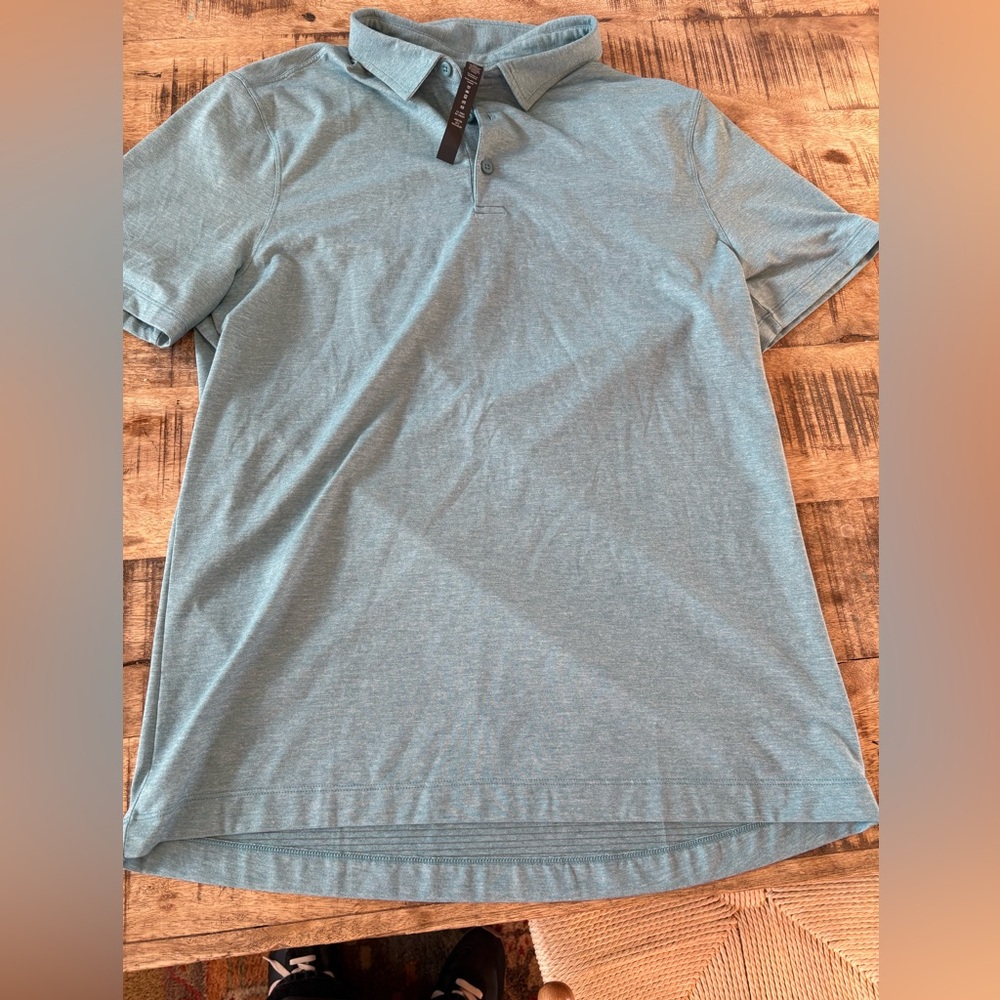 Lululemon Men’s Golf Shirt Collared Short-sleeve shirt sz L Green